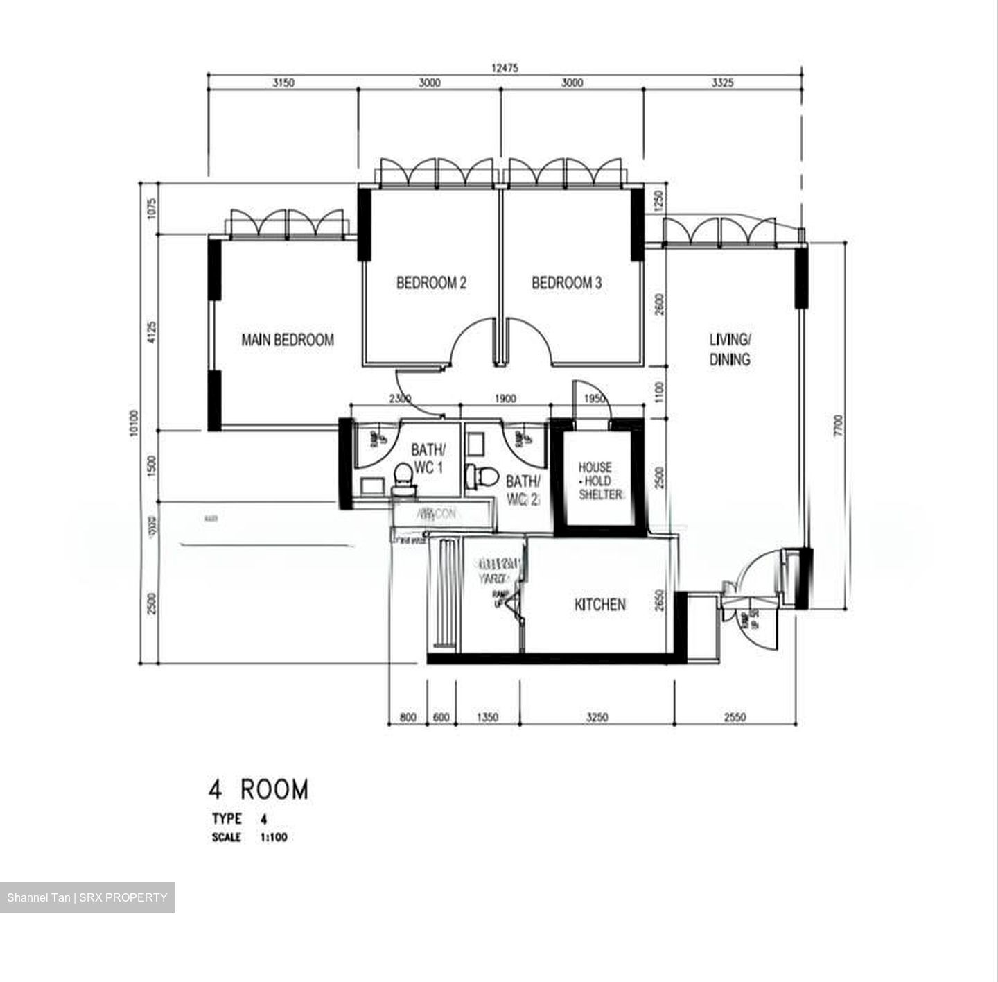 Blk 312B Punggol Parcvista (Punggol), HDB 4 Rooms #580129011